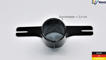 Metallhalter für Besenstiele mit 28 mm Durchmesser